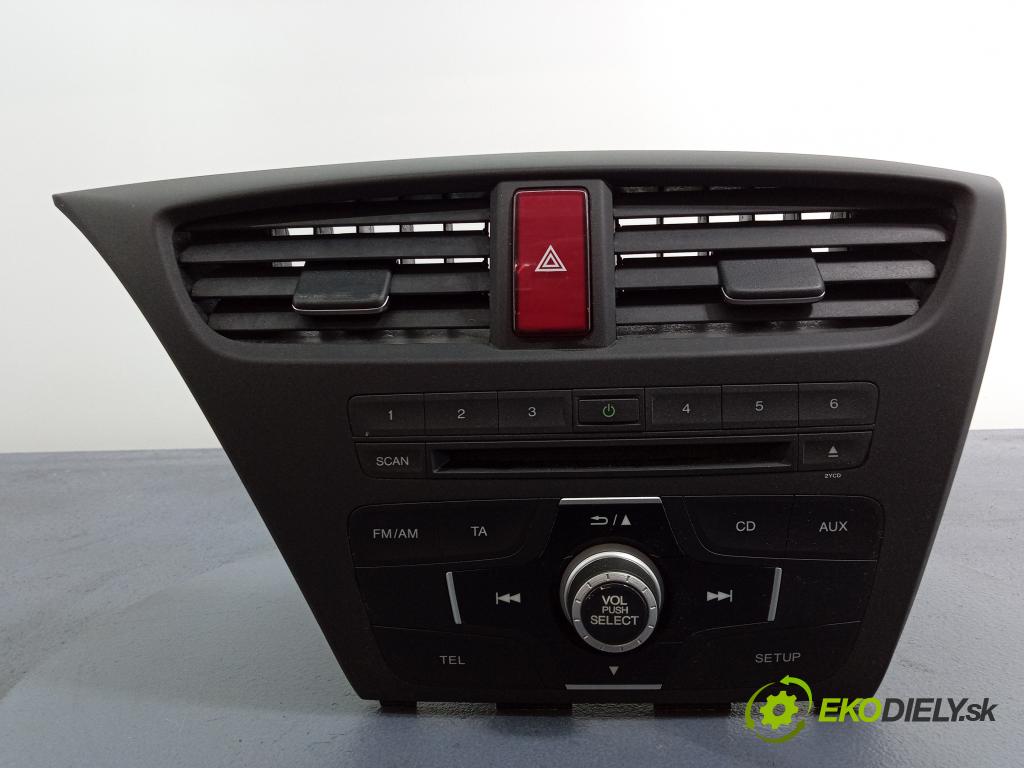 Honda Civic 2013 Radio I Navigácia: 39100-TV0-G110