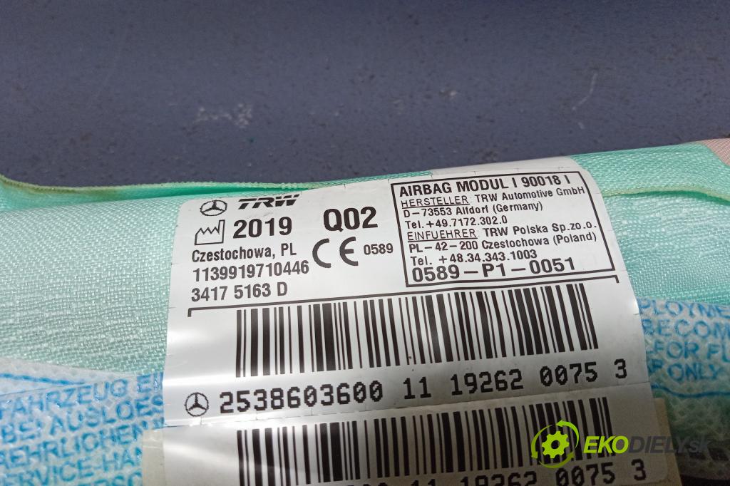 Mercedes GLC-Klasa 2019 Airbag: clona x A2538603600