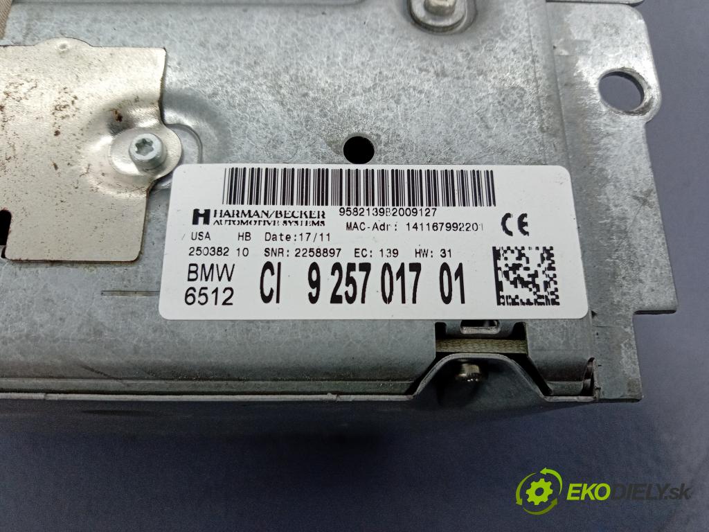 Bmw X3 2011 Radio I Navigácia: 9257017