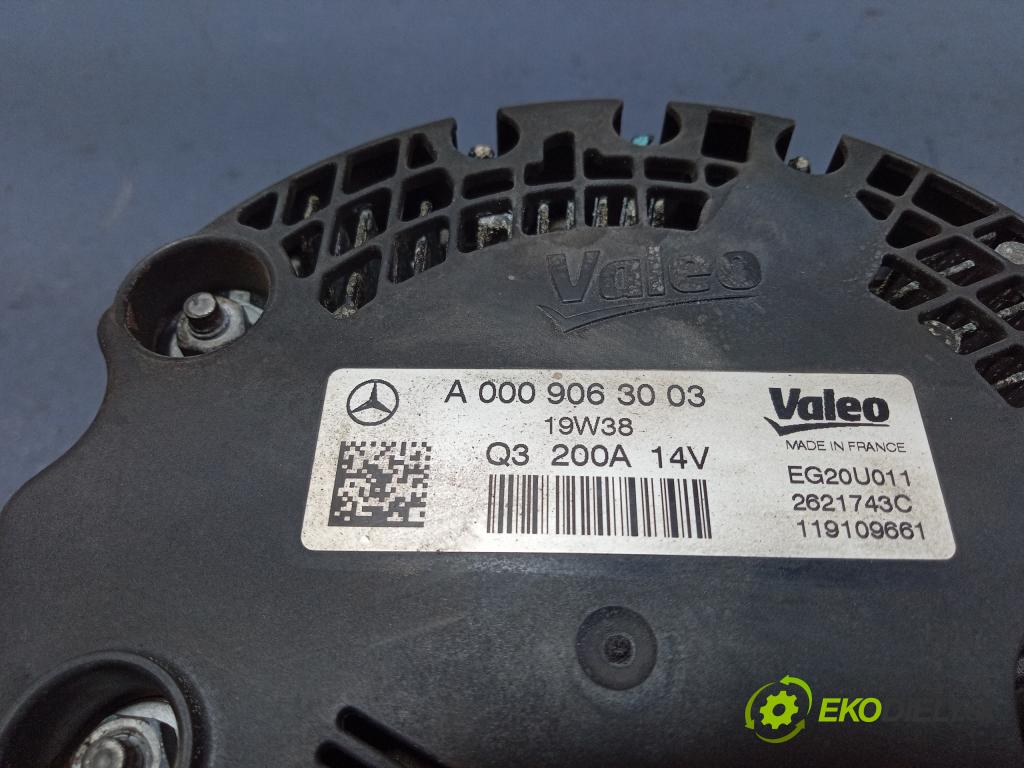Mercedes GLC-Klasa 2019 Alternator A0009063003