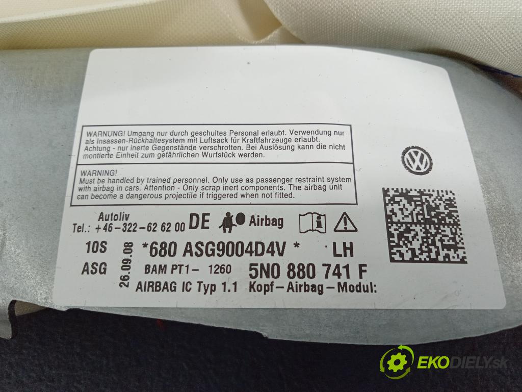 Vw Tiguan 2008 Airbag: clona x 5N0880741F