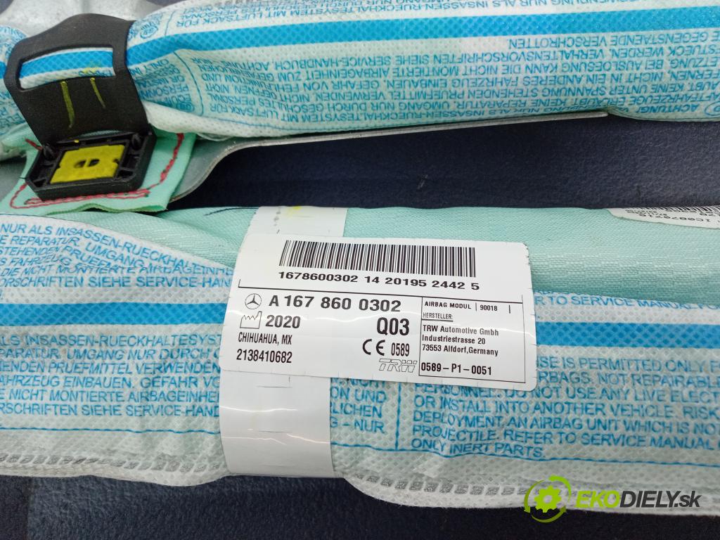 Mercedes GLS-Klasa 2020 Airbag: clona x A1678600302