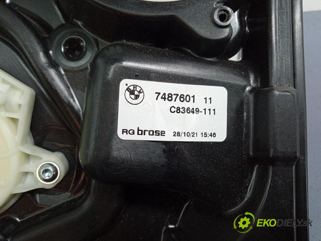 Bmw X3 2021 mechanismus stahování Sklenka: Zad: Levý: 7487601