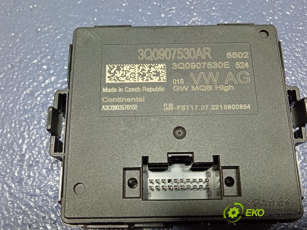 Skoda Superb 2022 riadiaca jednotka Brána: 3Q0907530AR