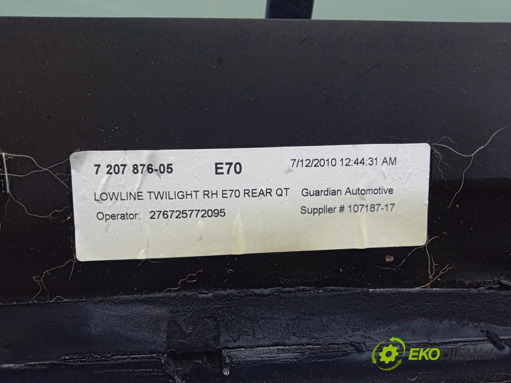 Bmw X5 2011 sklo Karoséria: zad 7207876