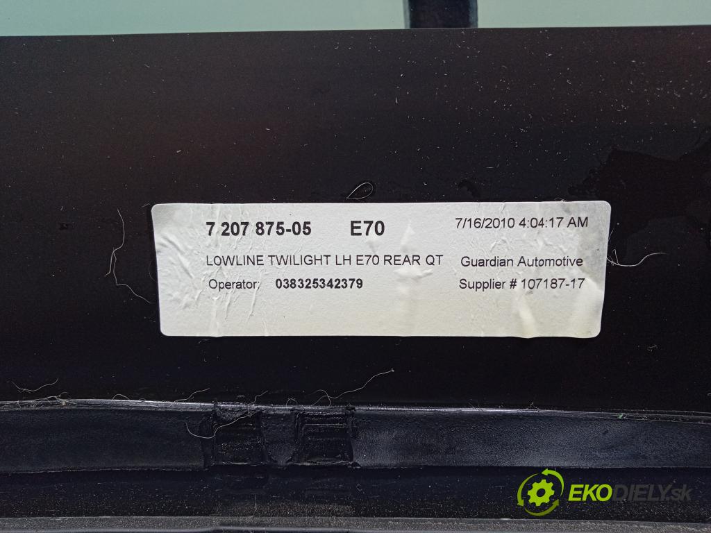 Bmw X5 2011 sklo Karoséria: zad 7207875