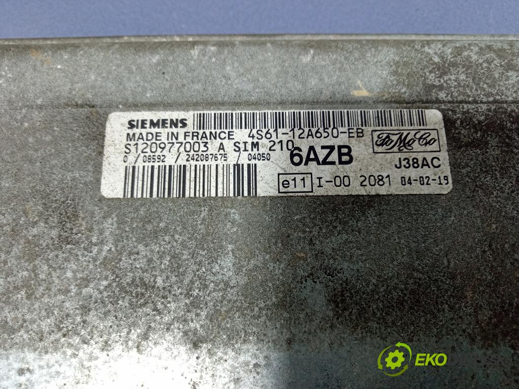 Ford Fiesta 2004 riadiaca jednotka Motor: 4S61-12A65-EB