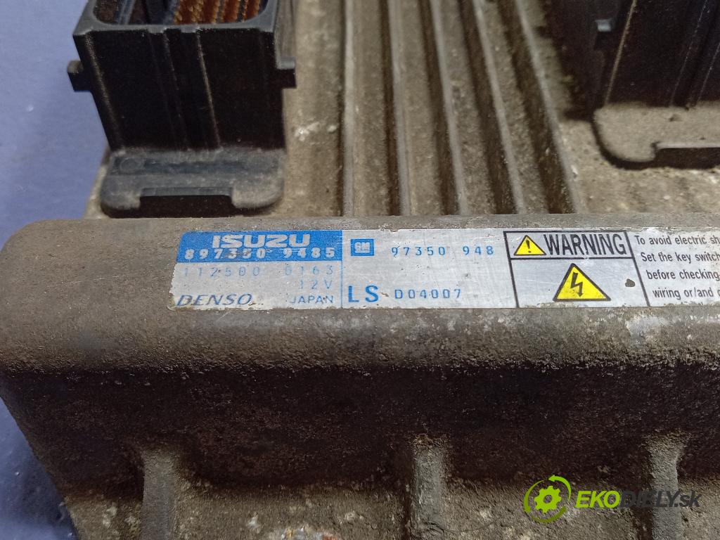 Opel Meriva 2003 riadiaca jednotka Motor: 97350948