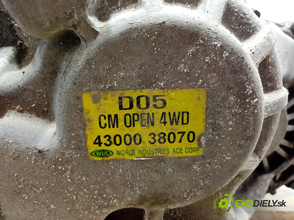 Hyundai Santa fe 2007 prevodovka Výbava: Manualna 43000-38070