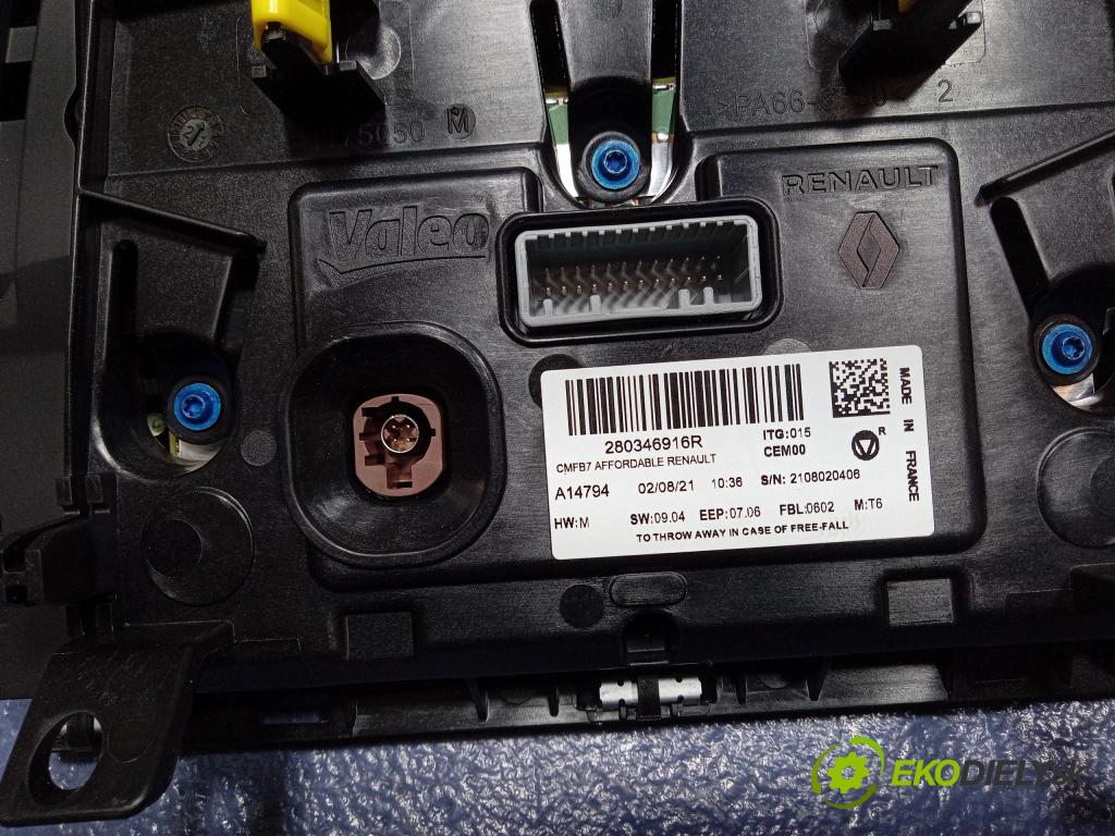 Renault Clio 2021 Zobrazit: Rádio: / GPS 280346916R