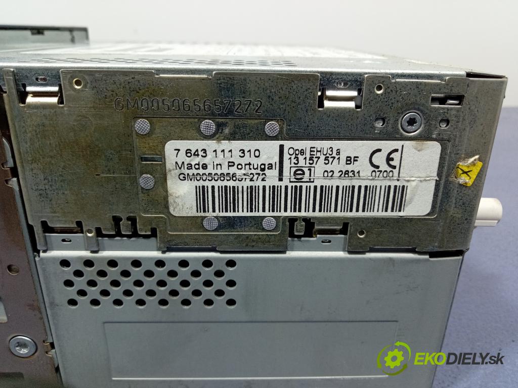Opel Astra 2006 Radio I Navigácia: 13157571