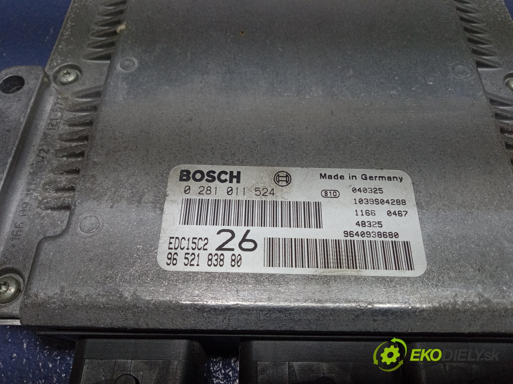 Citroen C5 2004 riadiaca jednotka Motor: 0281011524