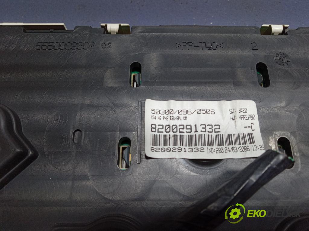 Renault Laguna 2006 prístrojovka/ budíky 8200291332