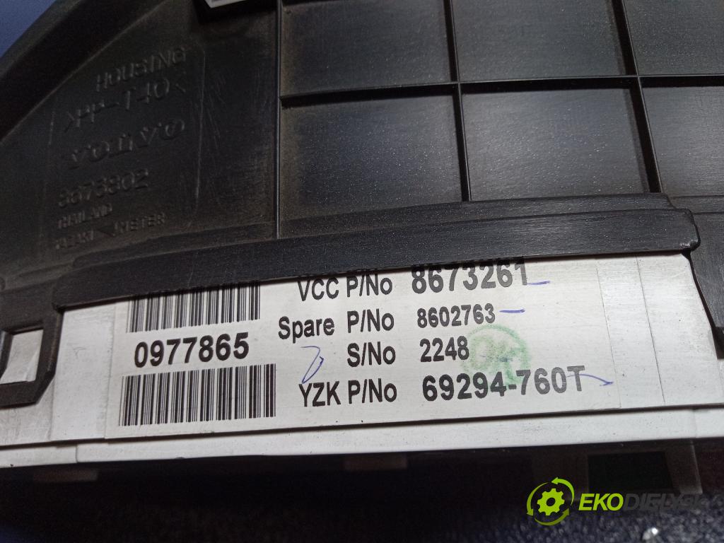 Volvo S60 2004 prístrojovka/ budíky 8673802
