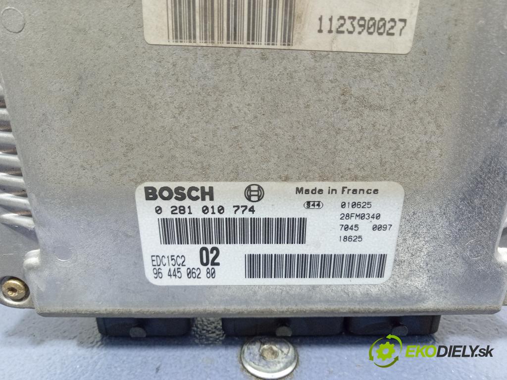Citroen C5 2001 riadiaca jednotka Motor: 0281010774