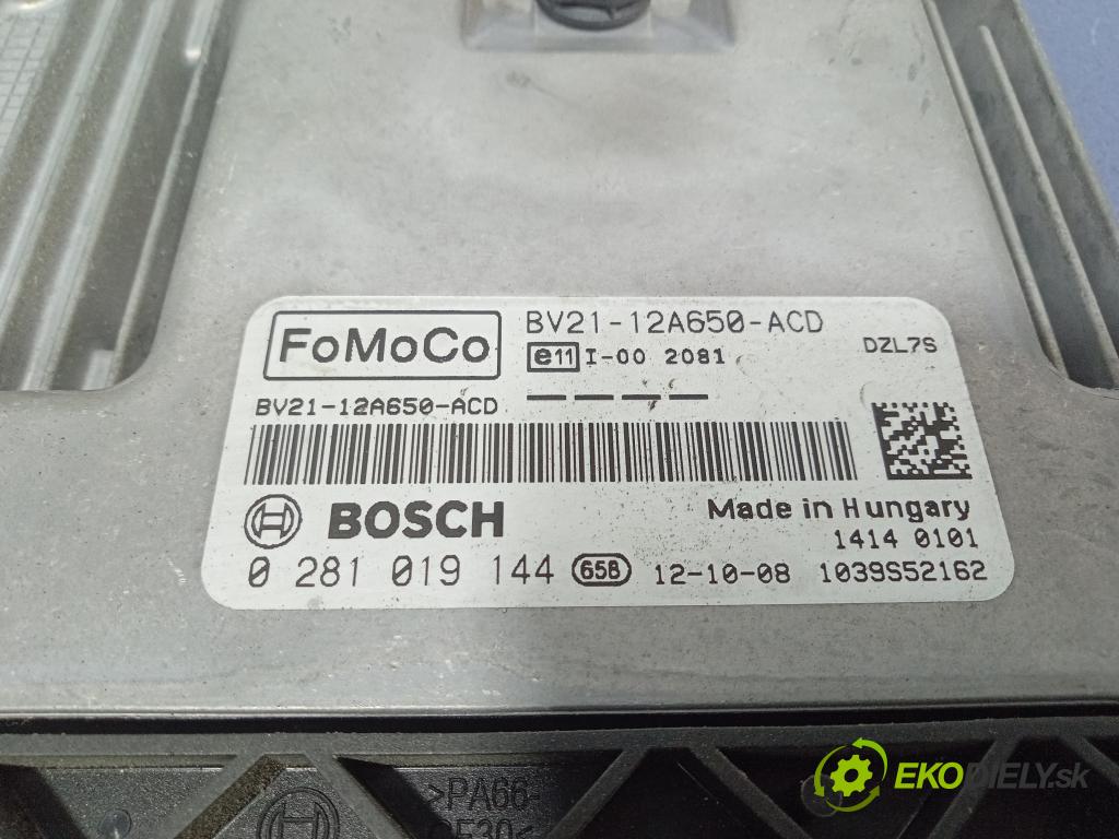 Ford Fiesta 2012 riadiaca jednotka Motor: 0281019144
