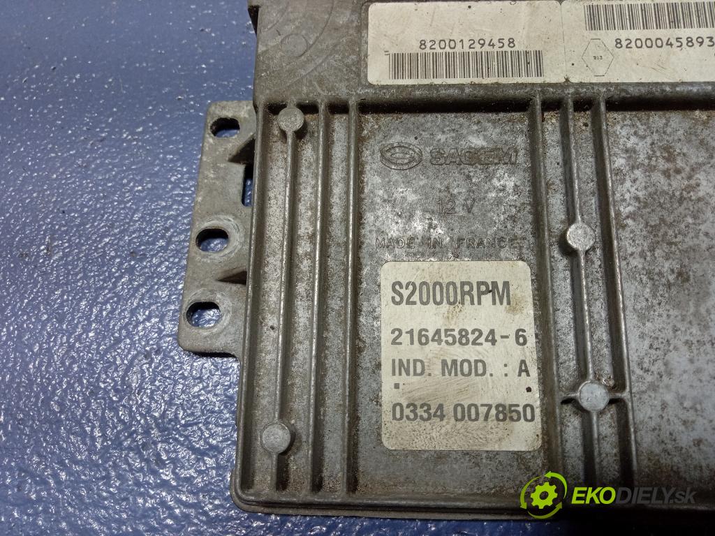 Renault Laguna 2001 riadiaca jednotka Motor: 8200045893