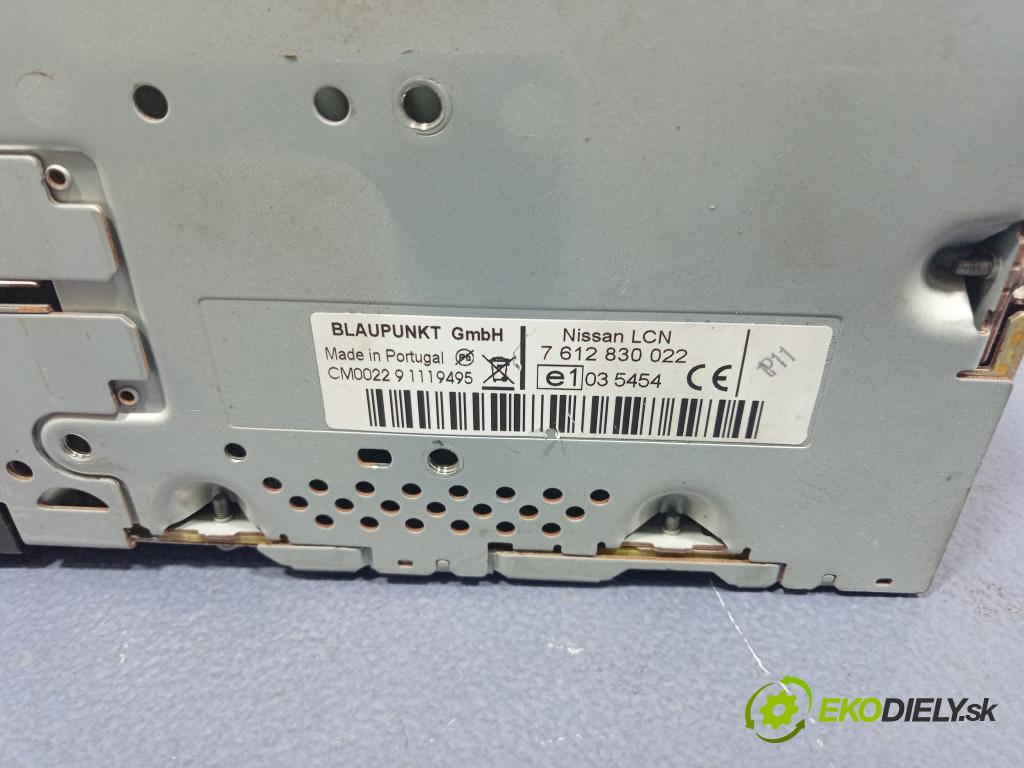 Nissan Qashqai 2009 Radio I Navigácia: 25915BH10C