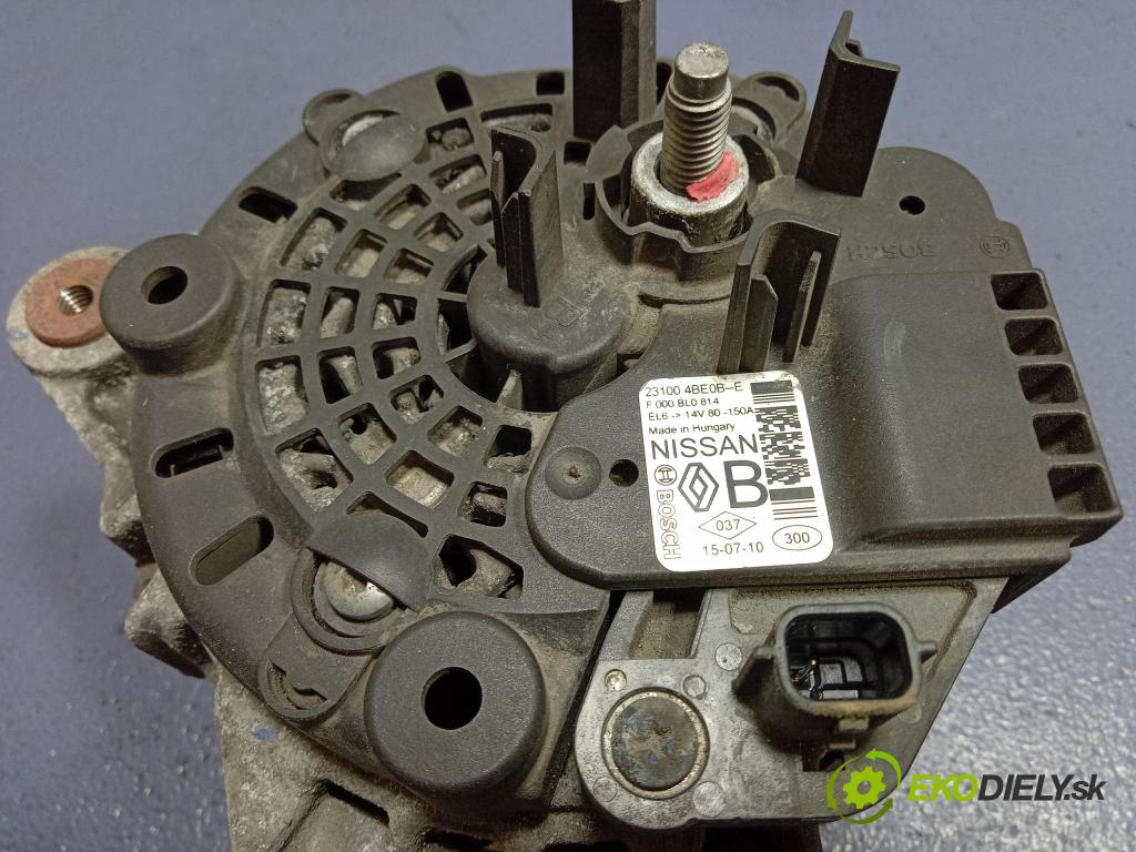 Nissan Pulsar 2015 Alternator 231004BE0B-E