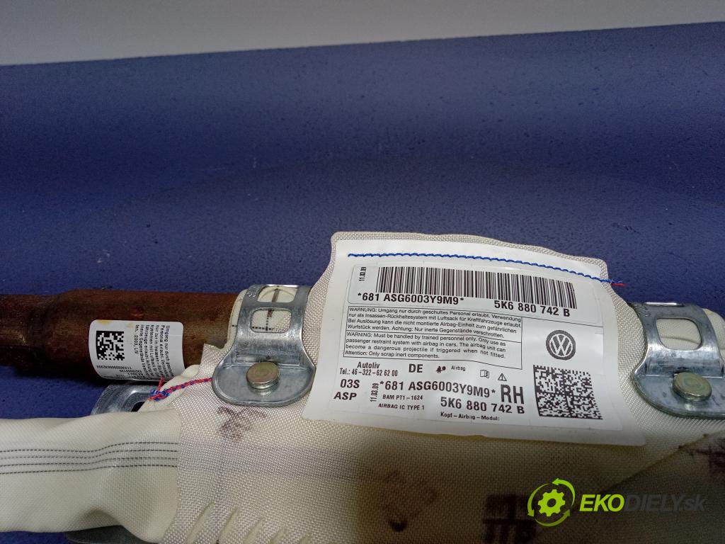 Vw Golf 2009 Airbag: clona x 5K6880742B