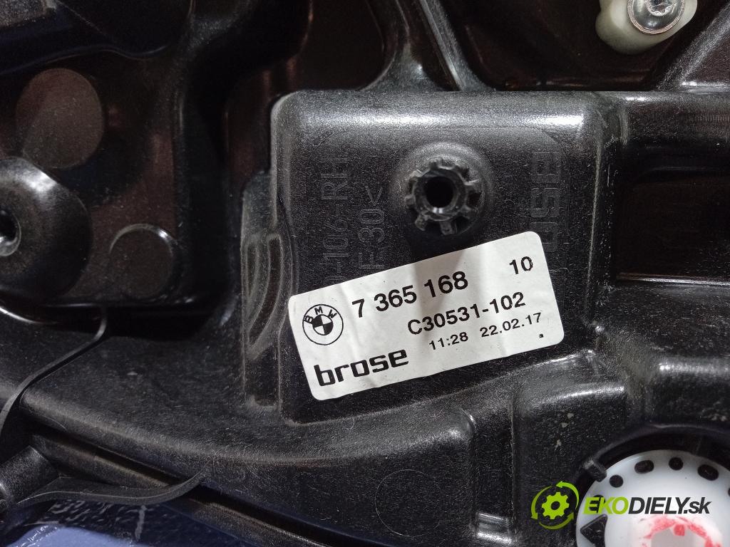 Bmw Seria 5 2017 mechanismus stahování Sklenka: Zad: v pravo: 7365168