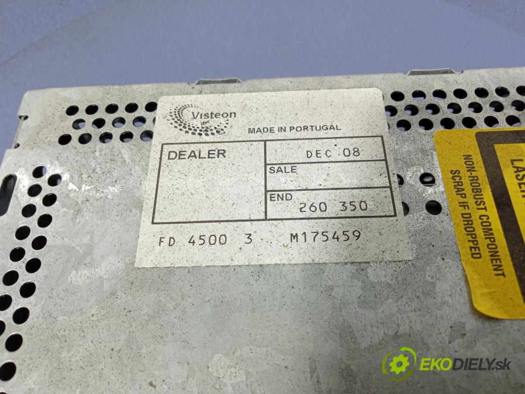 Ford Fiesta 2004 Radio I Navigácia: 4S61-18C815-AA