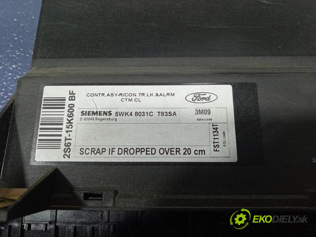Ford Fiesta 2004 riadiaca jednotka Motor: 3S61-12A650-GD