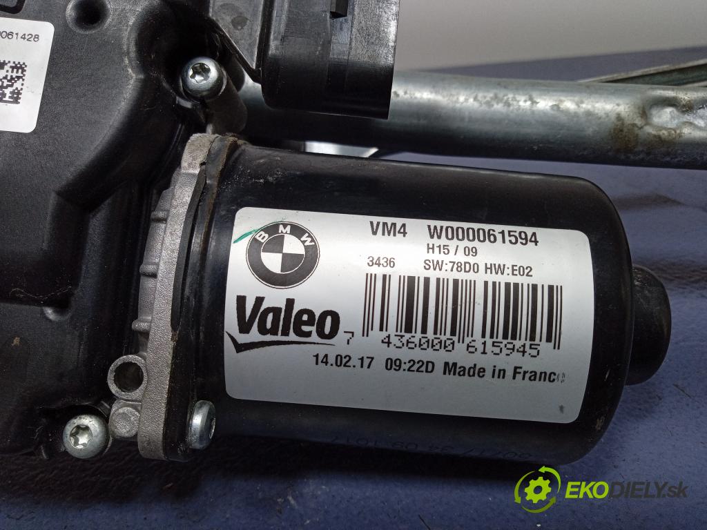 Bmw Seria 5 2017 mechanismus motorek Stěrače: před W000061594