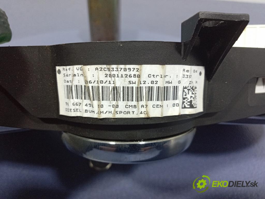 Peugeot 207 2011 riadiaca jednotka Motor: 9677013180