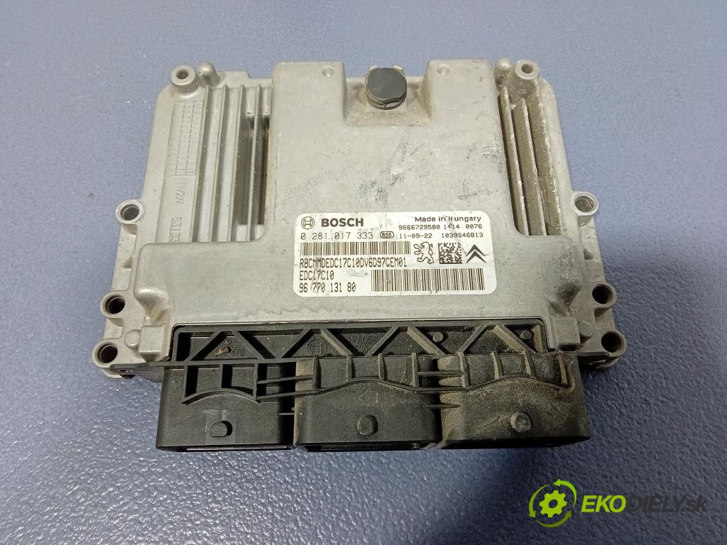 Peugeot 207 2011 riadiaca jednotka Motor: 9677013180
