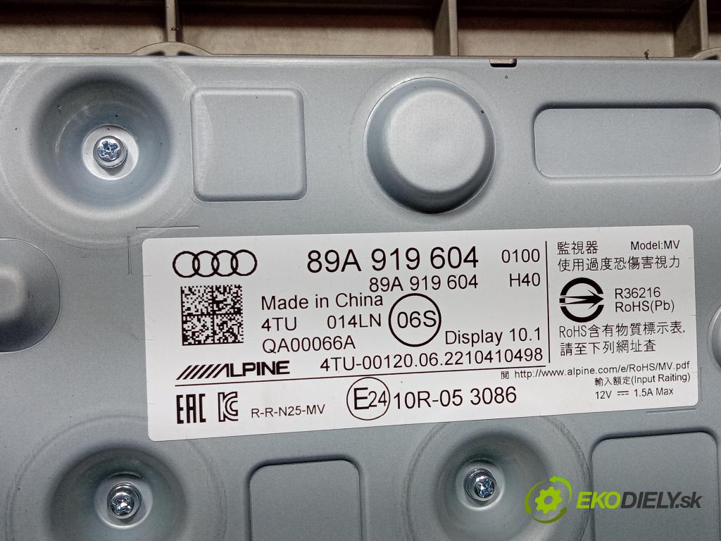Audi Q4 2022 Zobrazit: Rádio: / GPS 89A919604