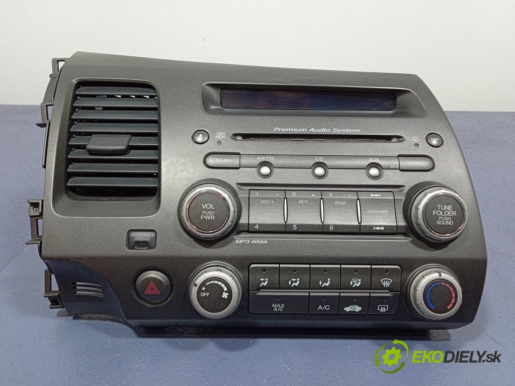Honda Civic 2009 Radio I Navigácia: 39100-SVA-A21