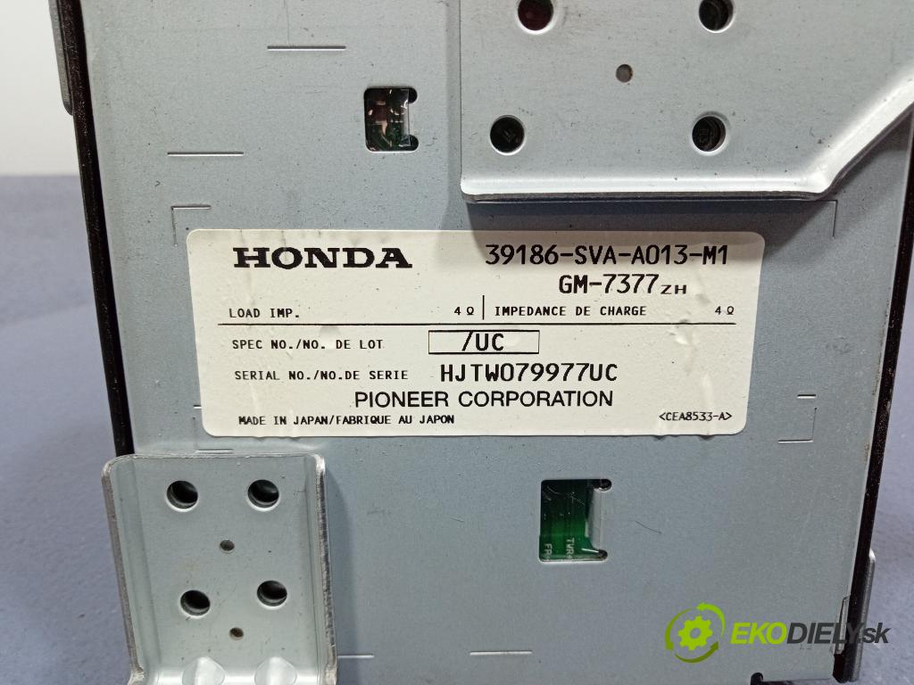 Honda Civic 2009 Zesilovač: Rádio: Navigacia: 39186-SVA-A013