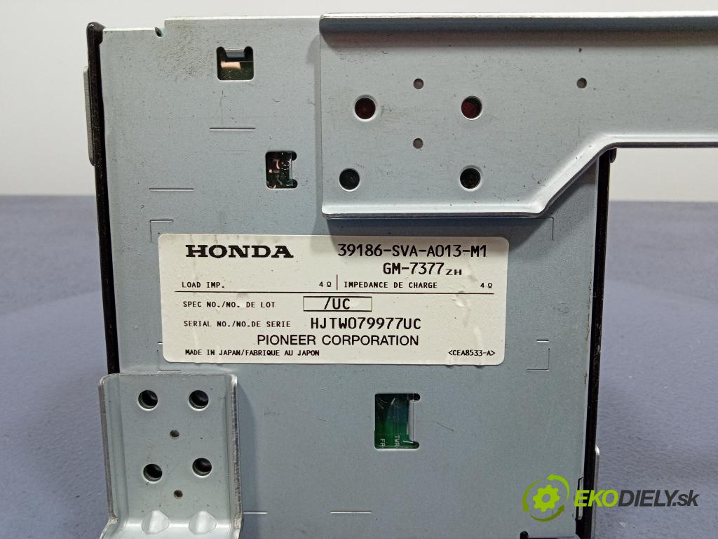 Honda Civic 2009 Zesilovač: Rádio: Navigacia: 39186-SVA-A013