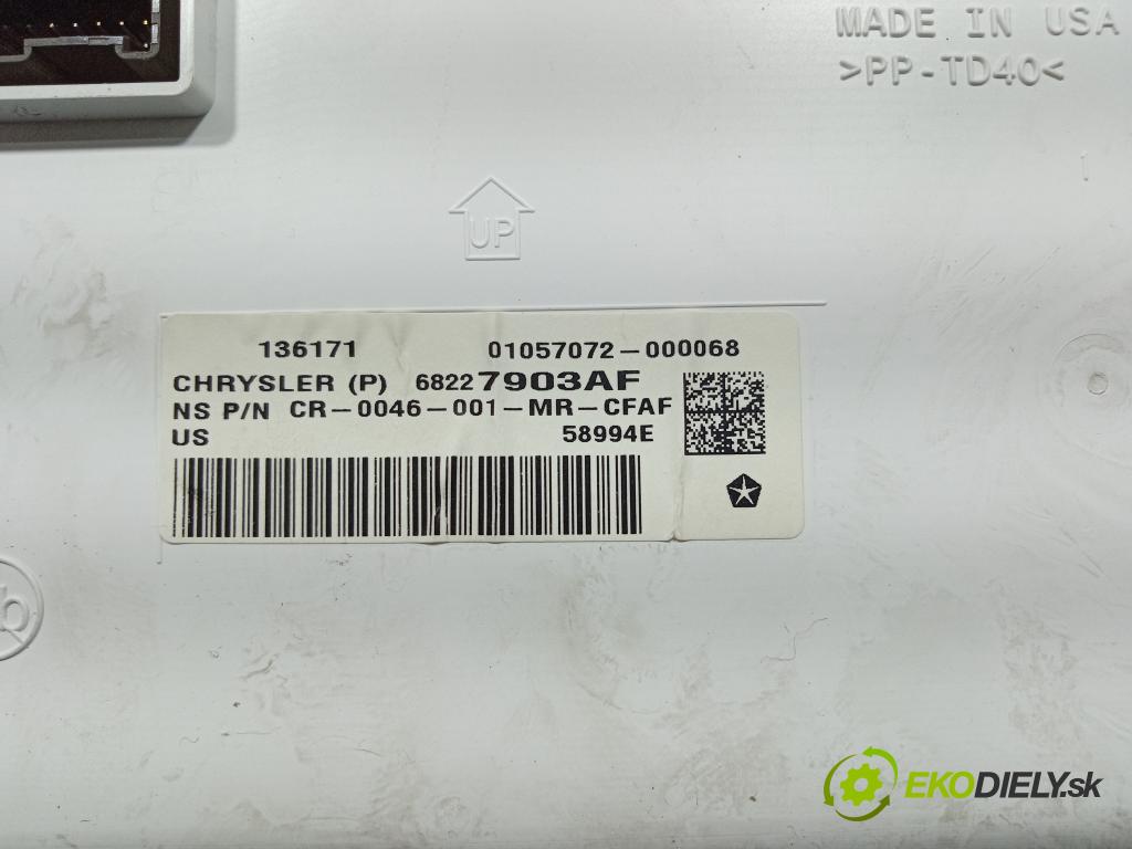 Chrysler Pacifica 2017 prístrojovka/ budíky 68227903AF