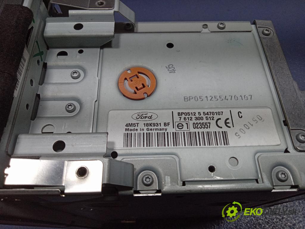 Ford Focus 2005 Radio I Navigácia: 4M5T-18K931-BF