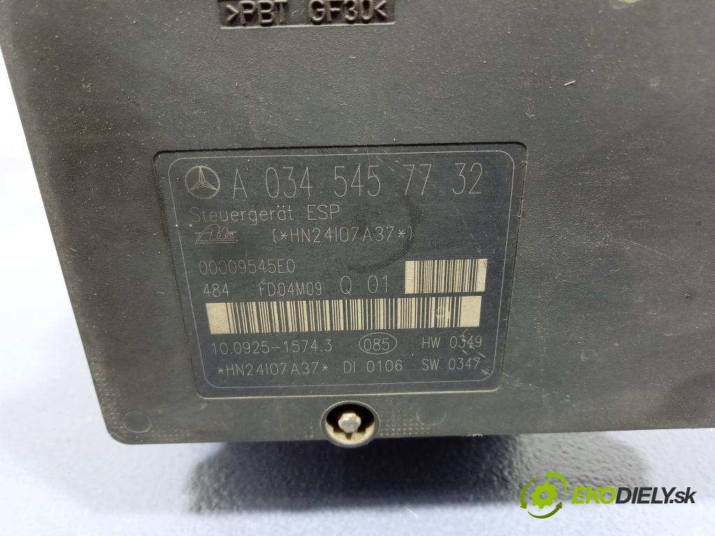 Mercedes C-klasa 2005 čerpadlo ABS x A0345457732