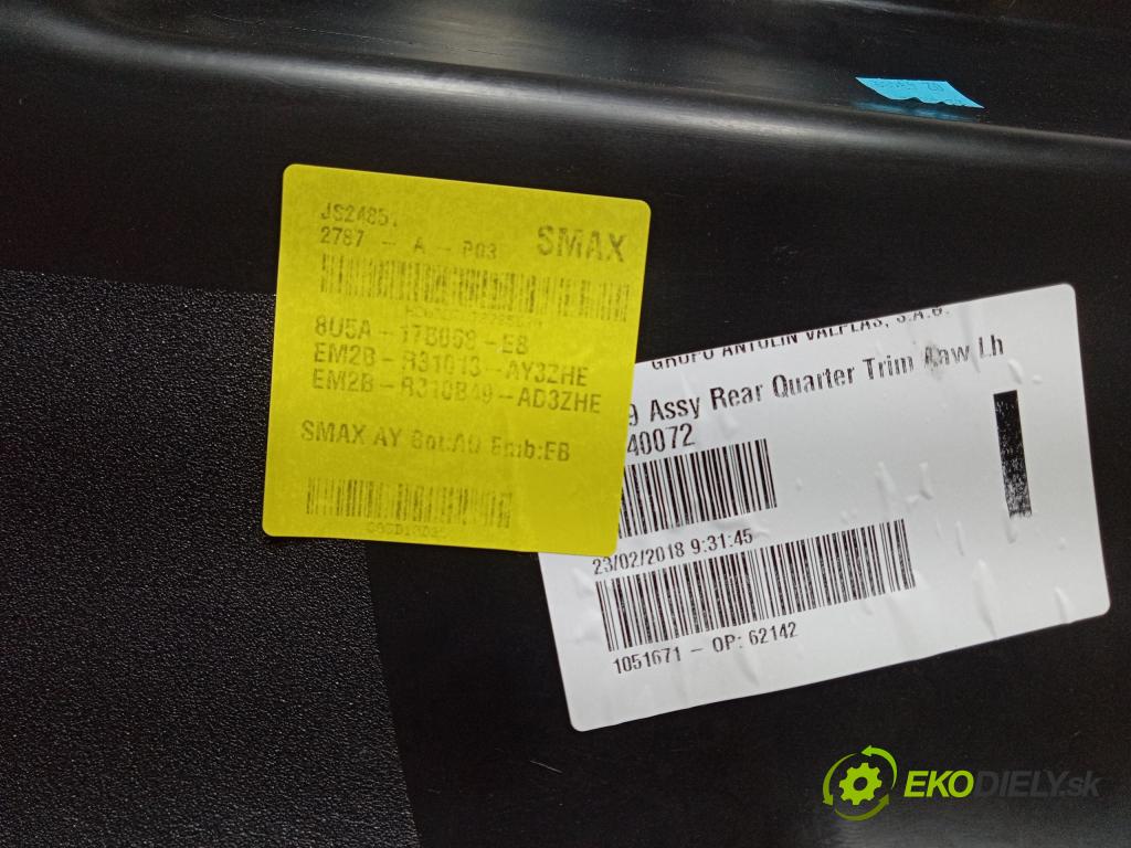 Ford S-max 2018 Tapacír: kufr 01