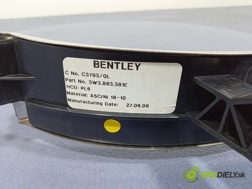 Bentley Contin gt sp 2008 lišta Dekoratívne: Prah: 3W3863381E