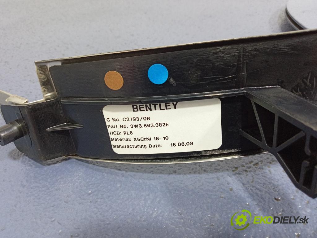 Bentley Contin gt sp 2008 lišta Dekoratívne: Prah: 3W3863382E