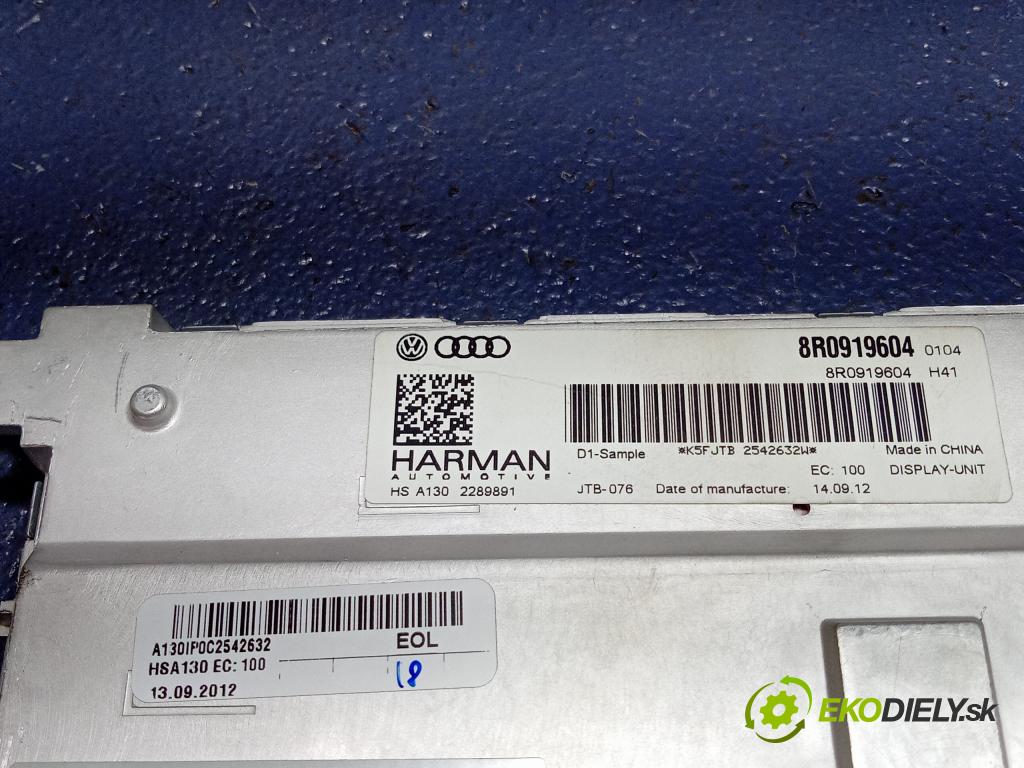 Audi A4 2013 Zobrazit: Rádio: / GPS 8R0919604
