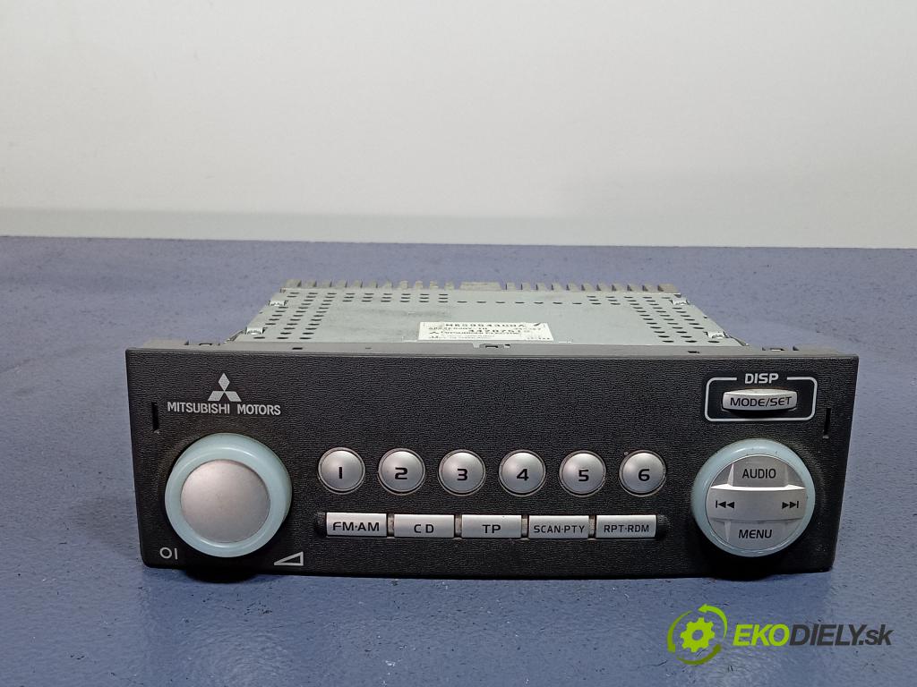 Mitsubishi Colt 2005 Radio I Navigácia: MR595430HA