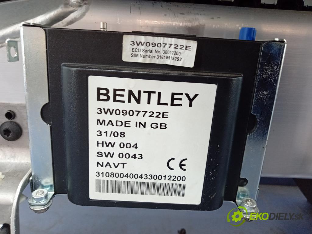 Bentley Contin gt sp 2008 kokpit,pristrojová doska 3D1857039C