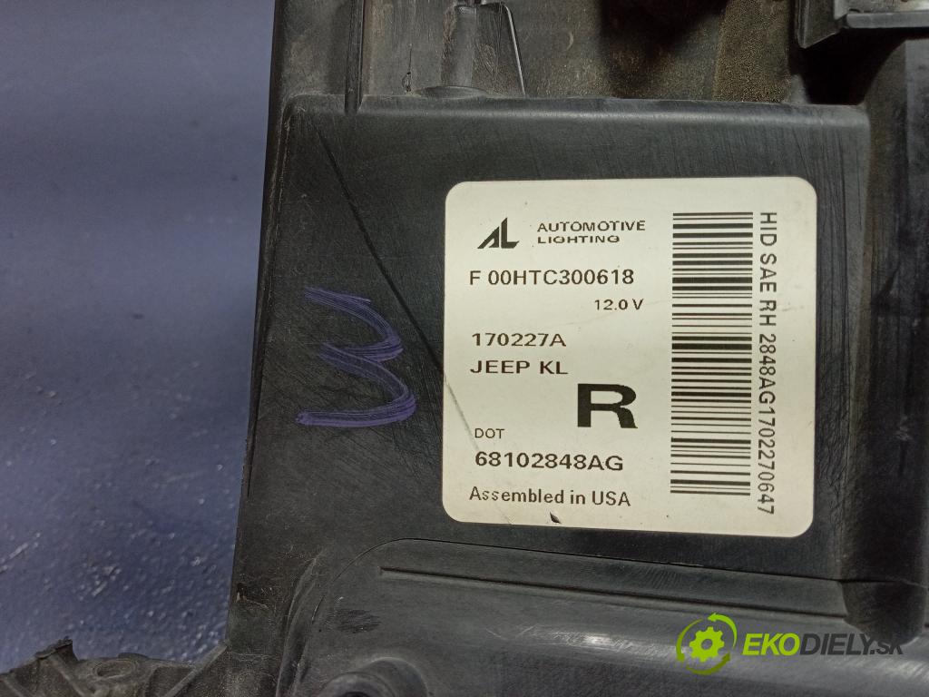 Jeep Cherokee 0 Reflektor: v pravo: 68102848AG