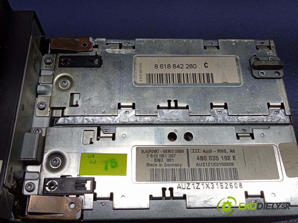 Audi A6 1999 Radio I Navigácia: 4B0035192E