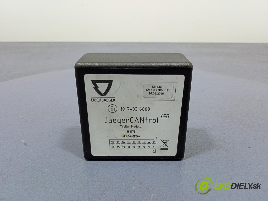 Skoda Superb 2015 riadiaca jednotka JAEGER 381978