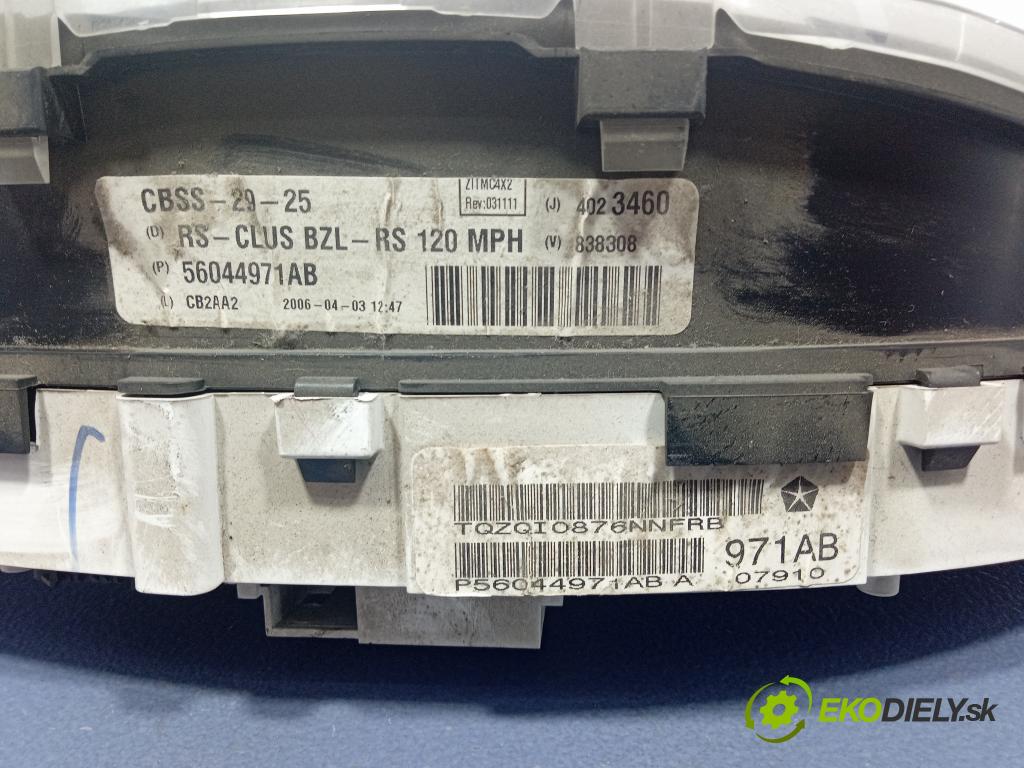 Dodge Grand caravan 2006 prístrojovka/ budíky 56044971AB