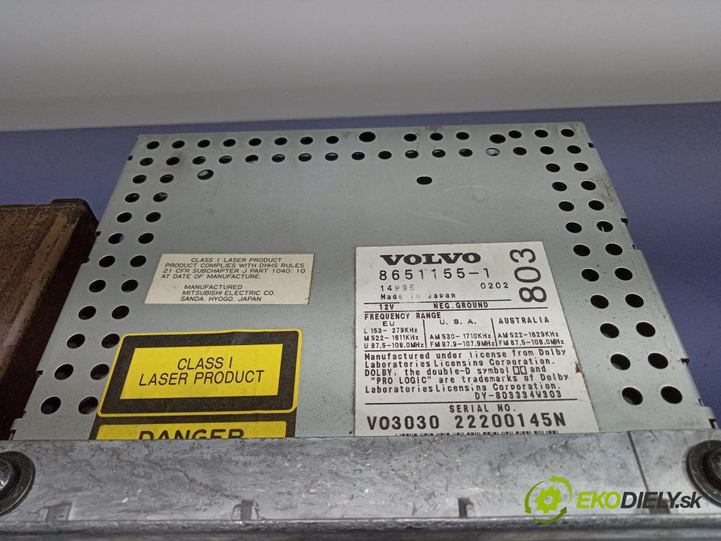 Volvo S60 0 Radio I Navigácia: HU-803
