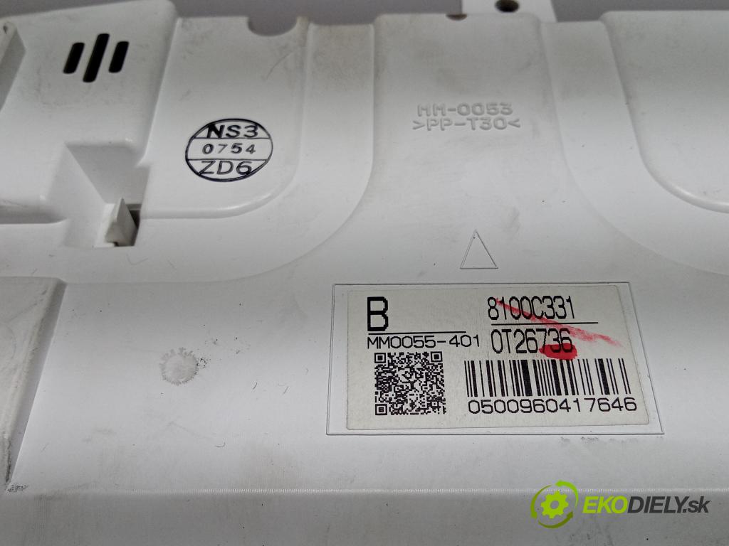 Mitsubishi Asx 2014 Přístrojová deska 8100C331