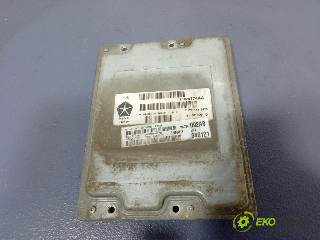 Chrysler Cruiser 2004 riadiaca jednotka Motor: P05033174AA